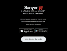 Tablet Screenshot of online.sariyermarket.com